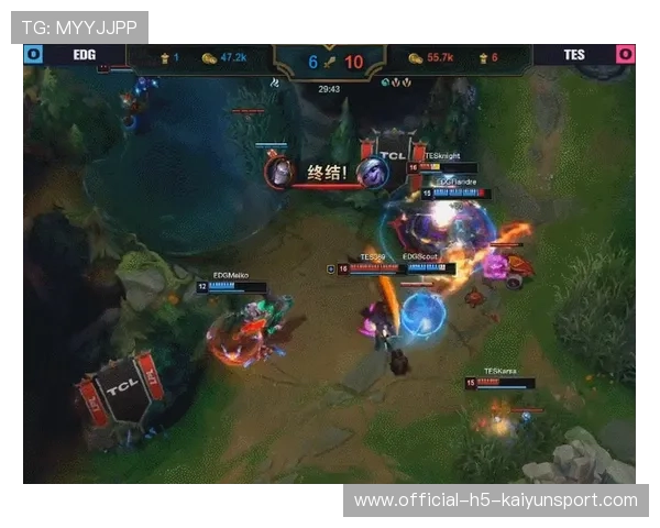 EDG小龙团提前站位，入口视野全部点亮